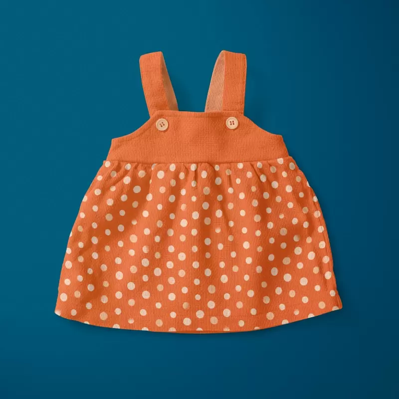 Small polka red dress
