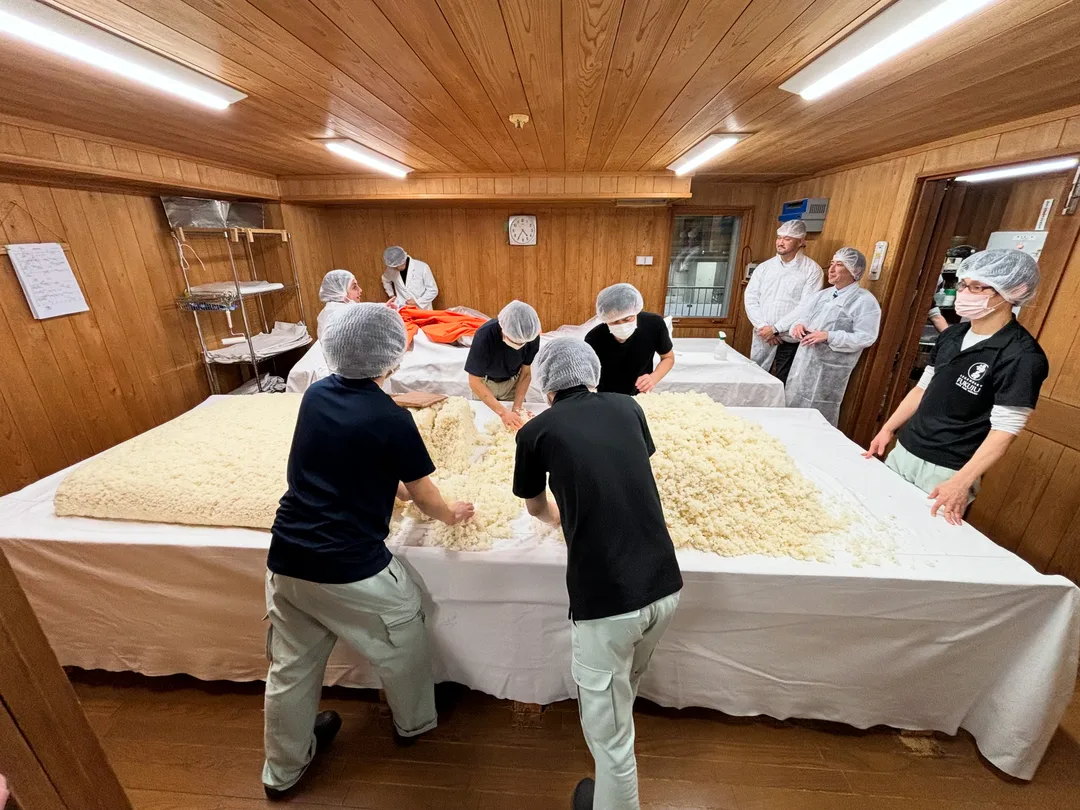 Koji room in a sake brewery