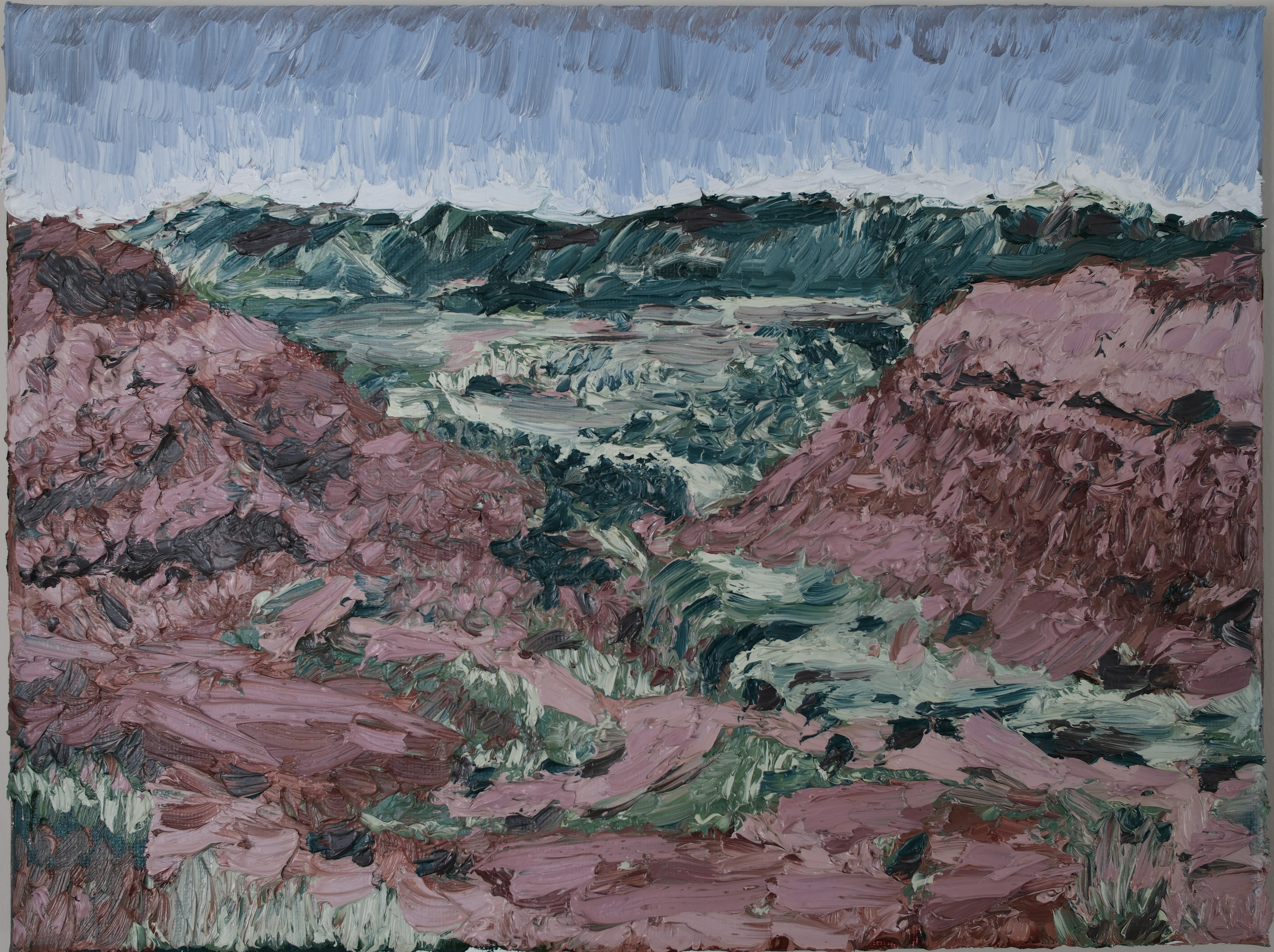 Impasto, impressionist, landscape painting