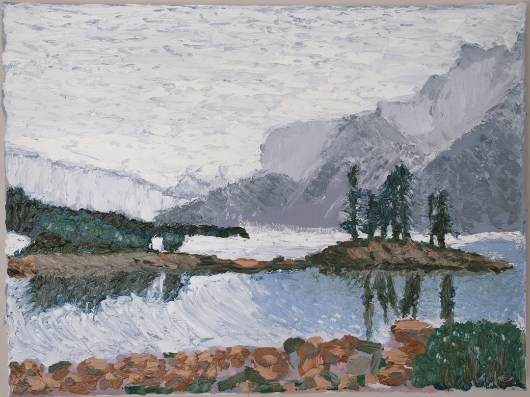 Impasto, impressionist, landscape painting