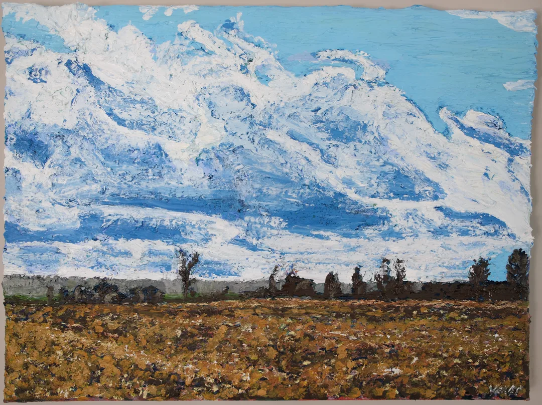 Impasto, impressionist, landscape painting