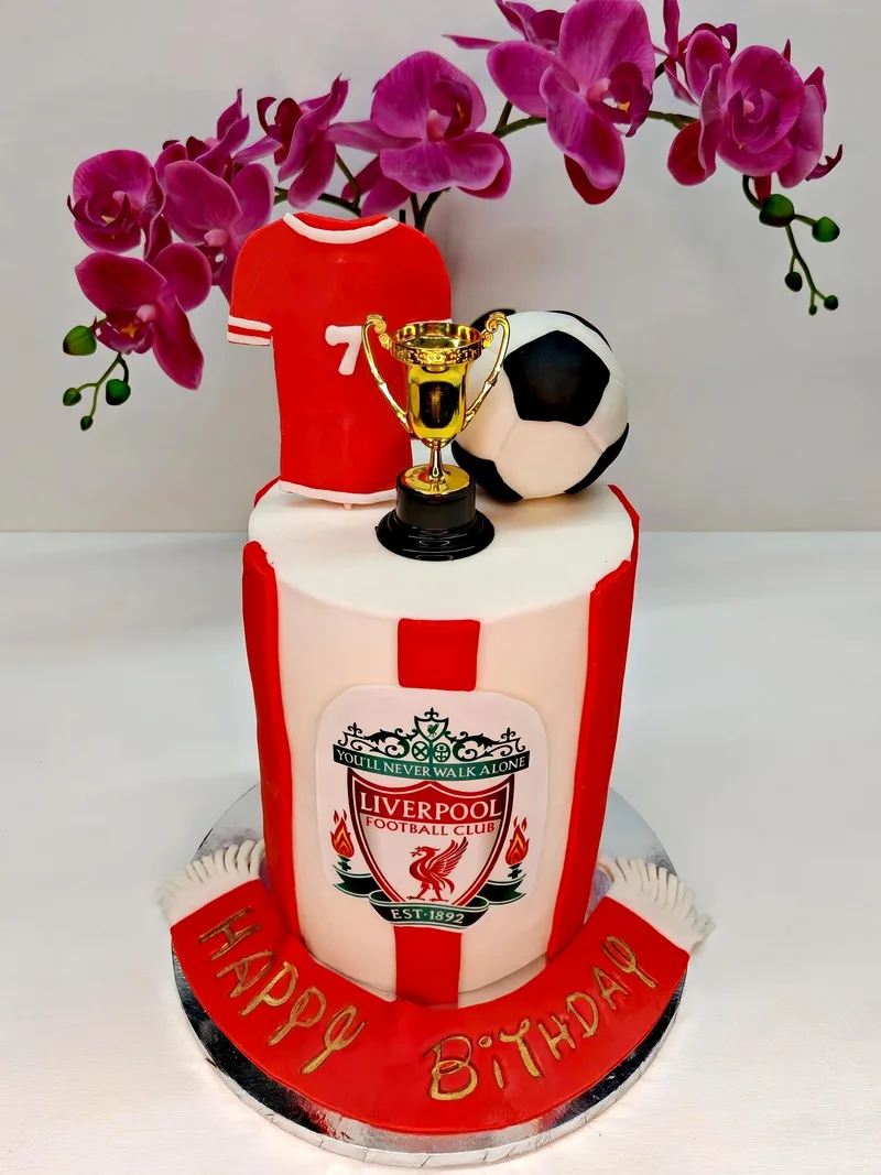 Liverpool Football Cake