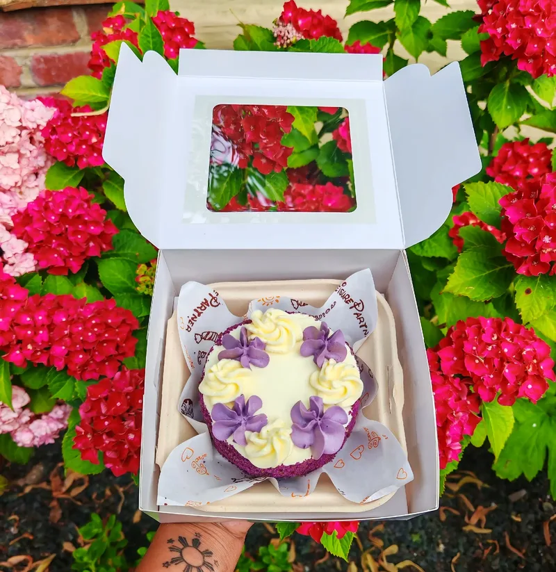 Purple bento cake 