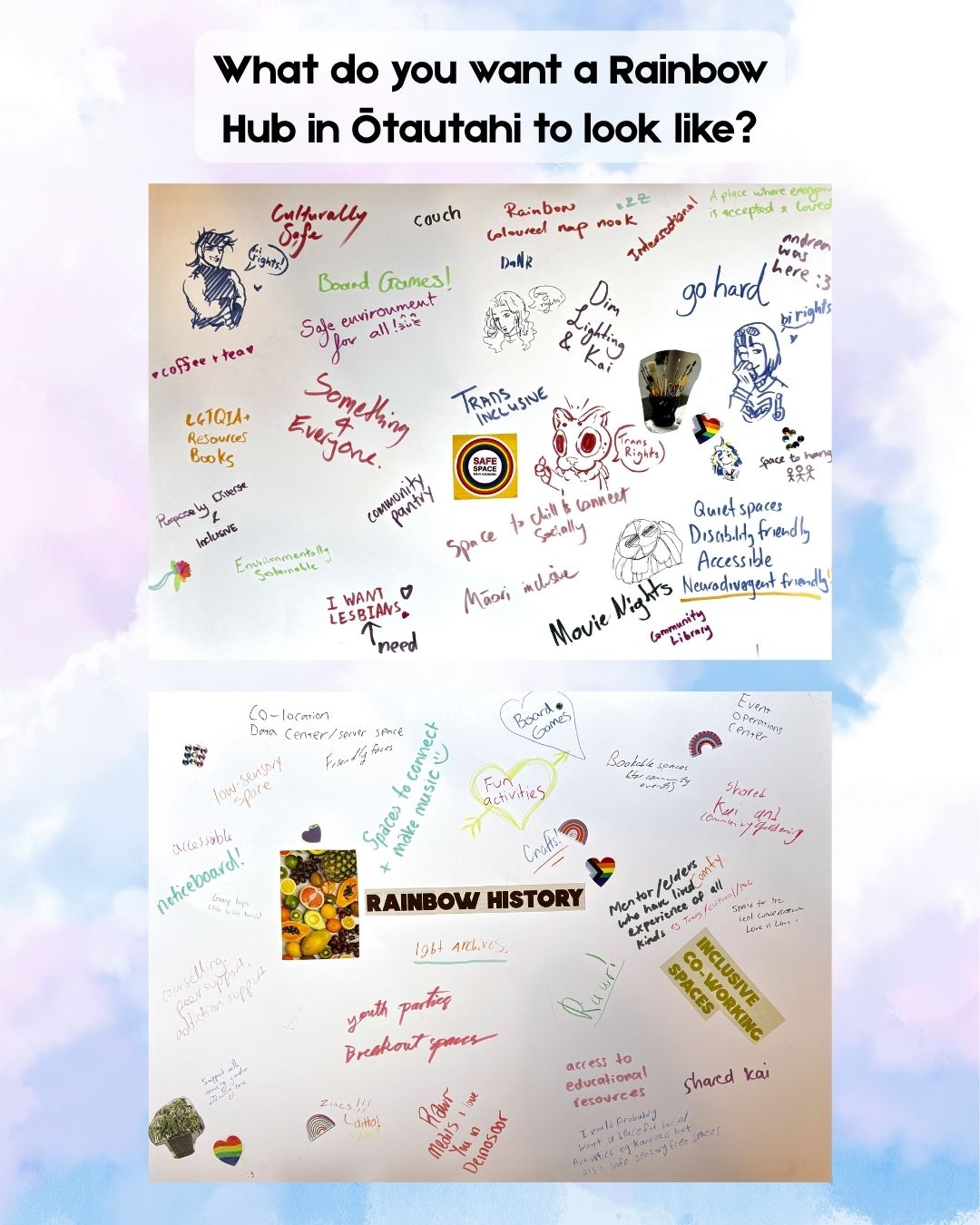Community Vision Board at the Pride Market