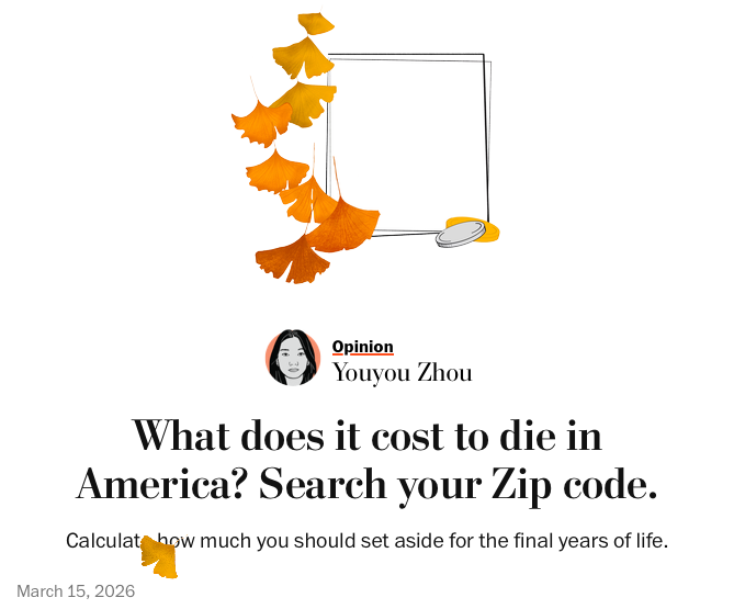 The Cost of Dying … or of Living?