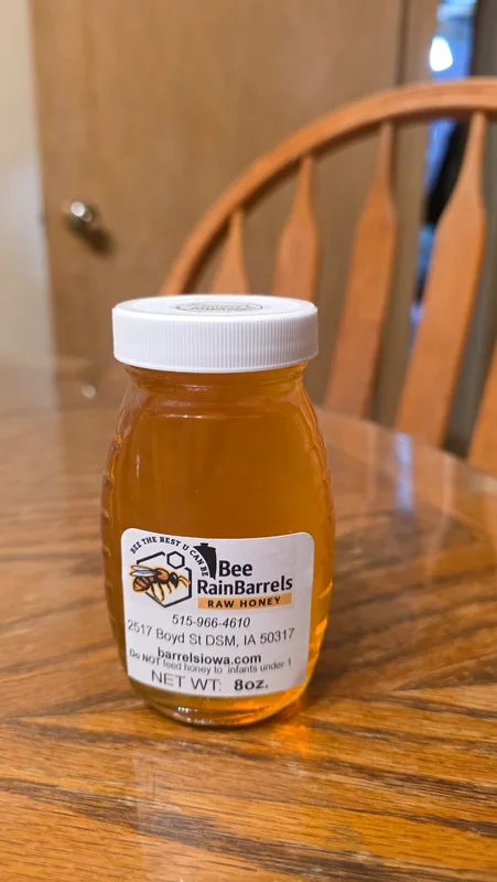 8oz Raw Honey Glass