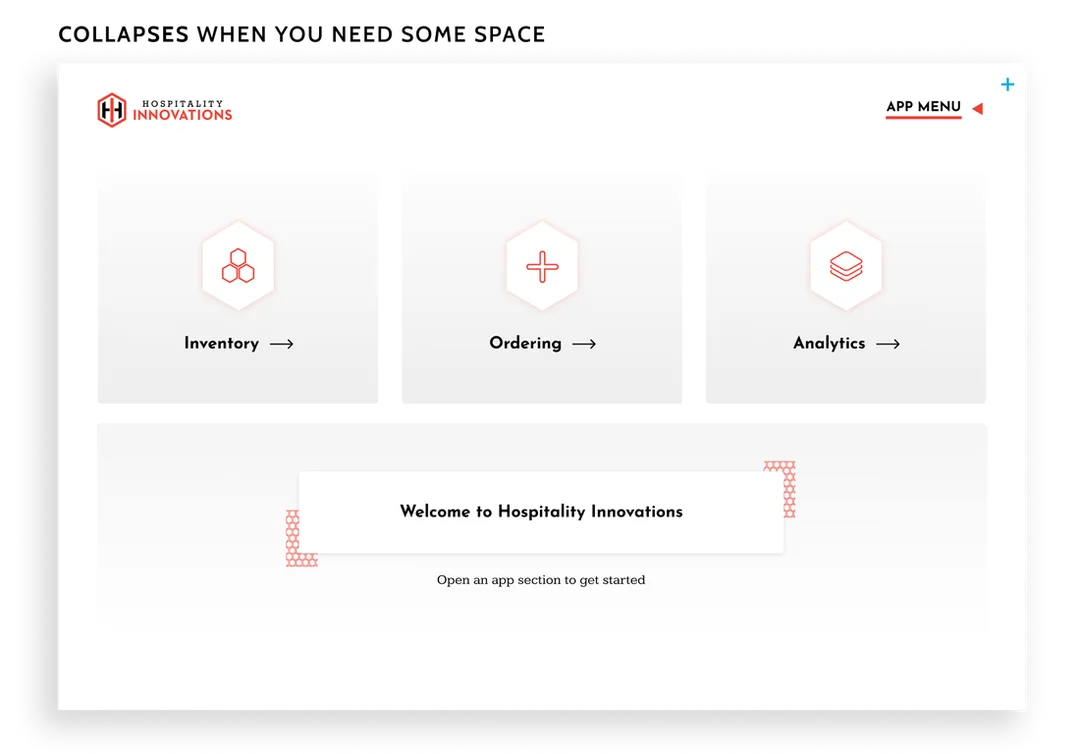 The sidebar collapses when you need some space.