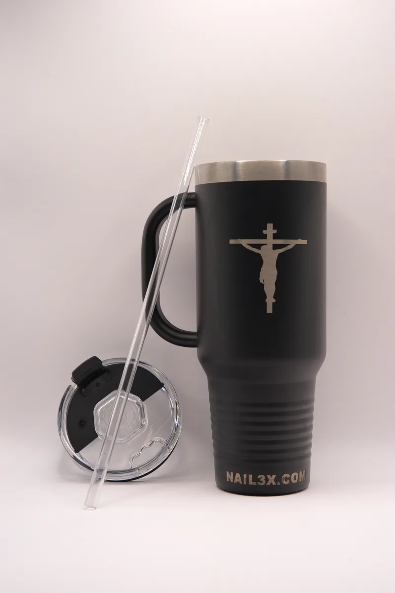 Crucifix Travel Mug 40oz