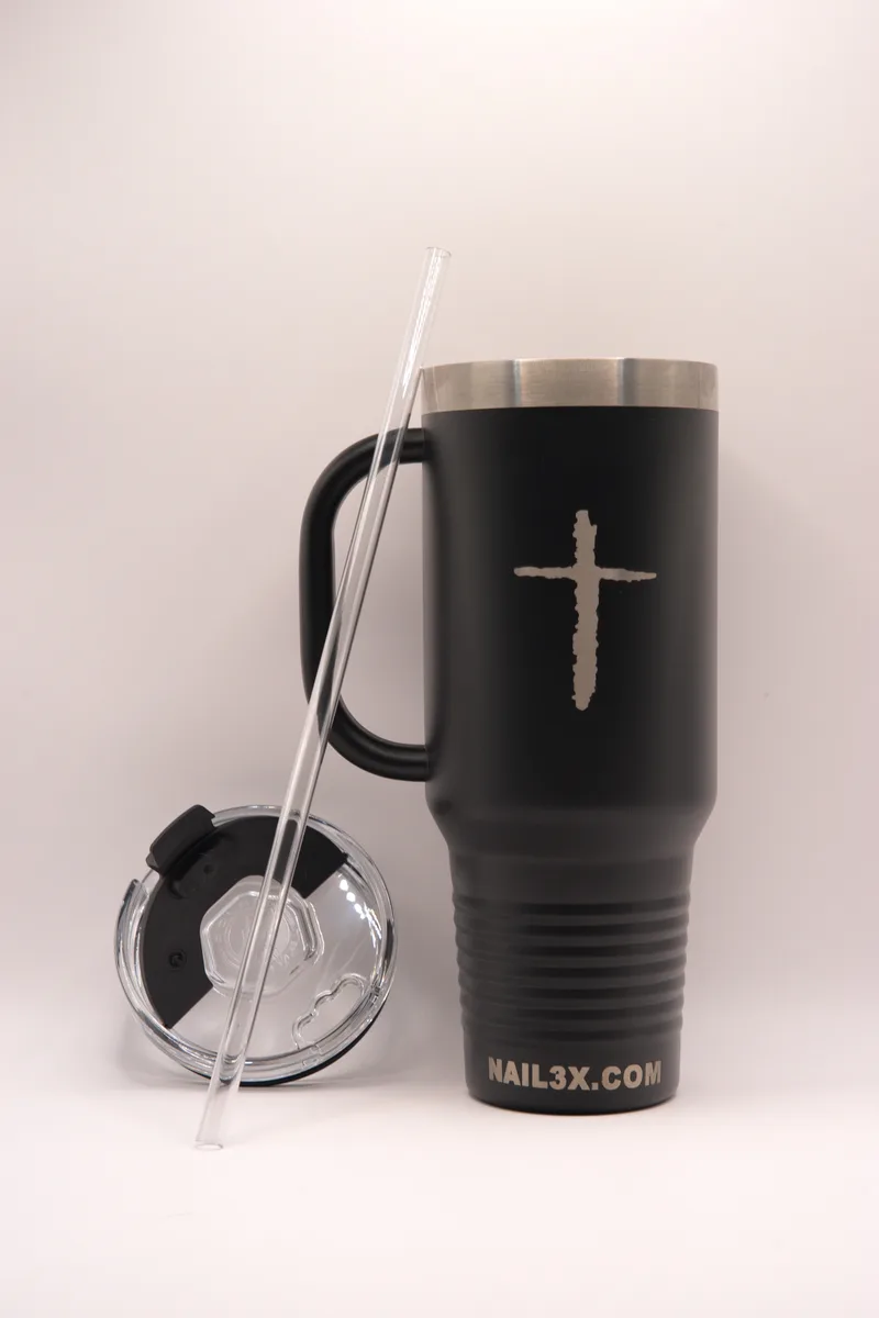 Rustic Cross Travel Mug 40oz