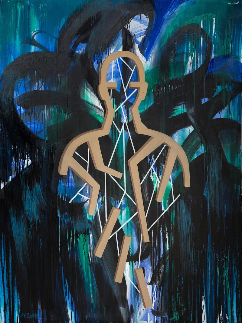 peinture de Michel Battle numerisé par digitize.art
