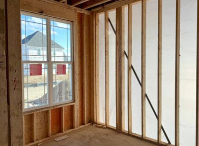 Image showing framing a room depicting new construction in Santa Fe NM area