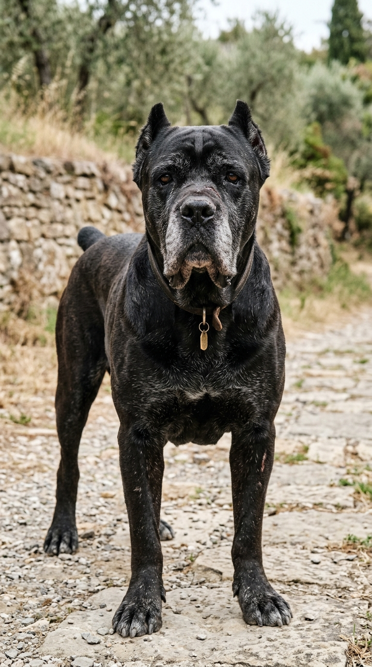 AI image of Ty Weston's nahualli, a Cane Corso.