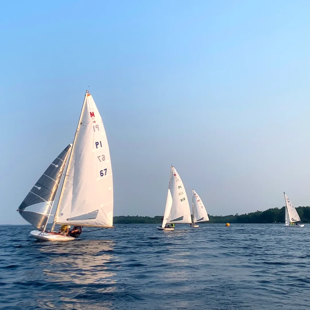 Sailboats on Pigeon Lake