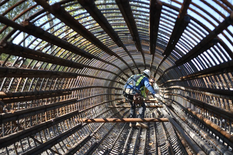 Caisson Reinforcement