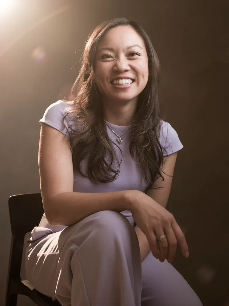 Kathy Pham in purple. 