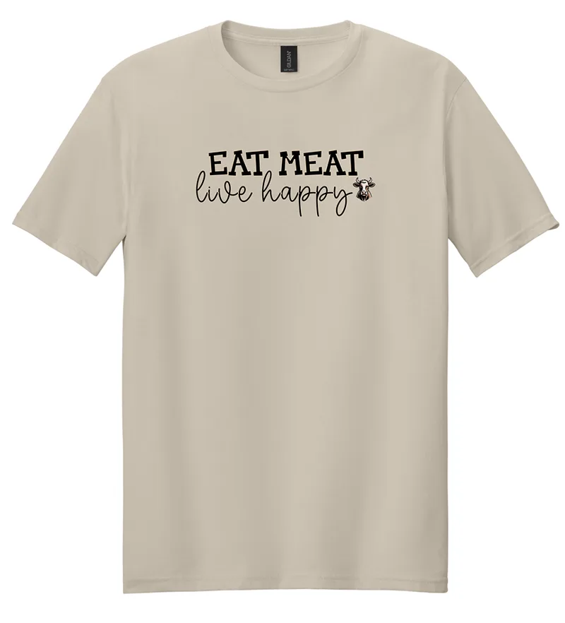 The Layli: Eat Meat, Live Happy Tee