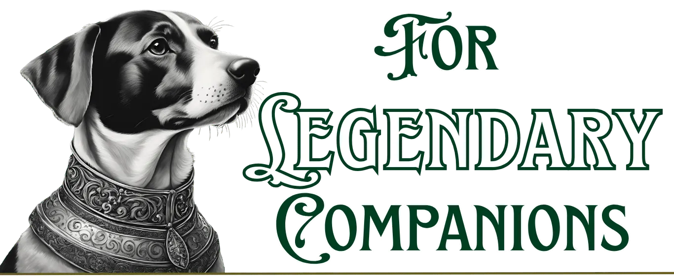 Alt Text: a detailed illustration of my first dog Luna, a black and white beagle/border collie mix. She is featured on the title card of my website. The tagline reads 
