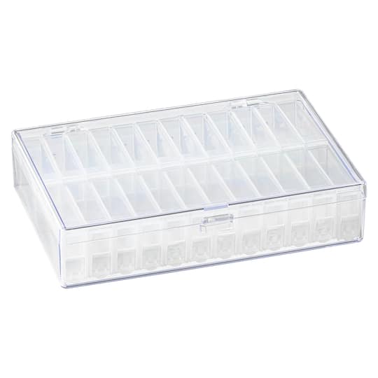 An image of a compartmentalized bead organizer.