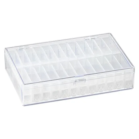 An image of a compartmentalized bead organizer.