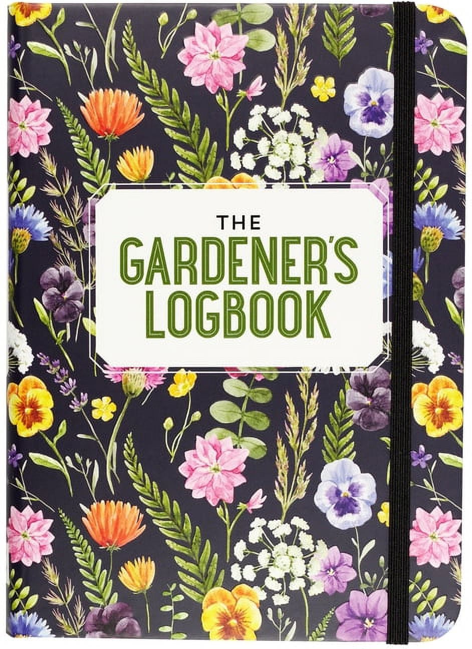 A close-up image of the cover of the Gardener's Logbook.