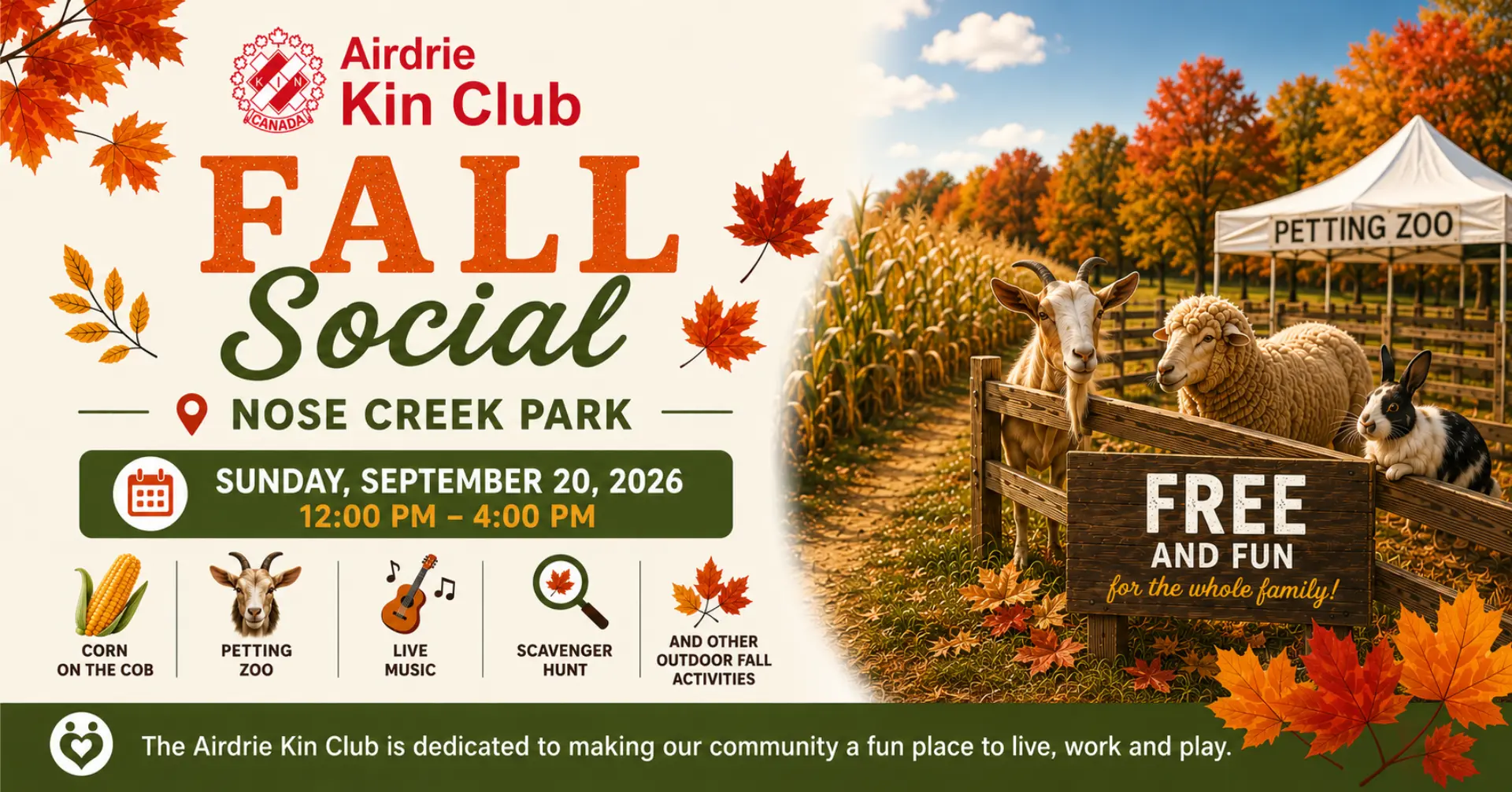 Airdrie Kin Club Fall Social