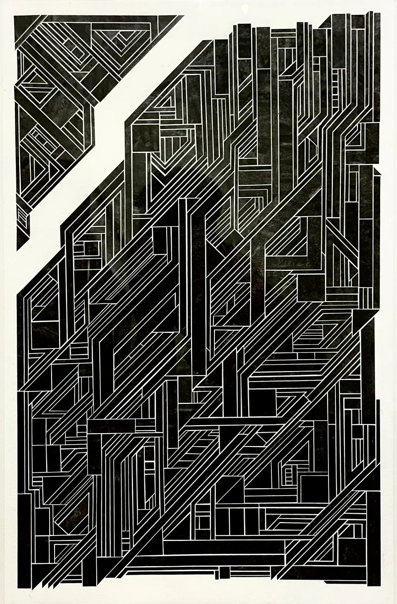 Black and white collage