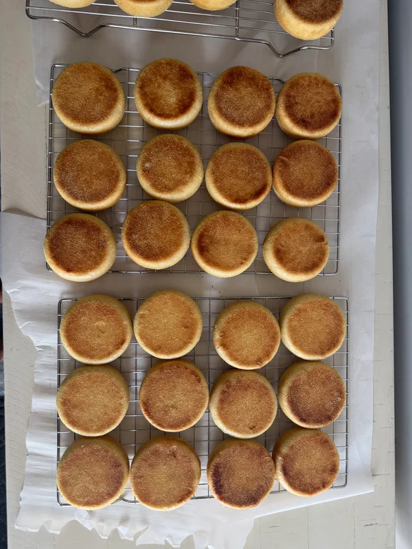 Sourdough English Muffins