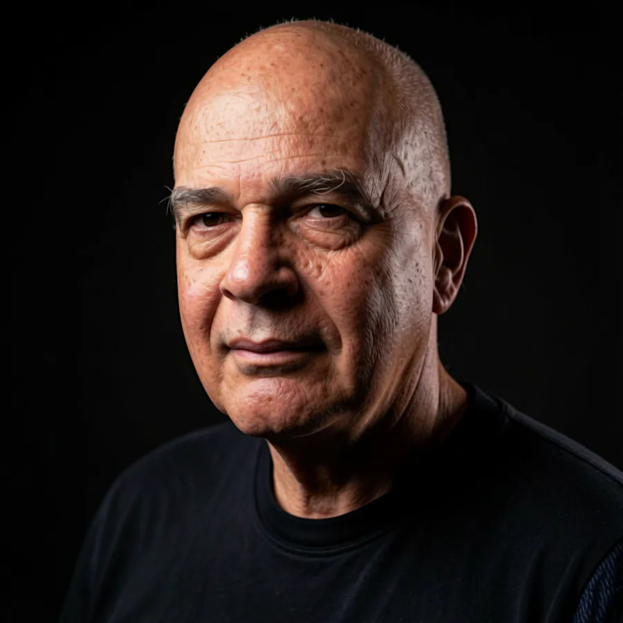 Mike Ogletree aka The Blaxcotsman character portrait in the studio.