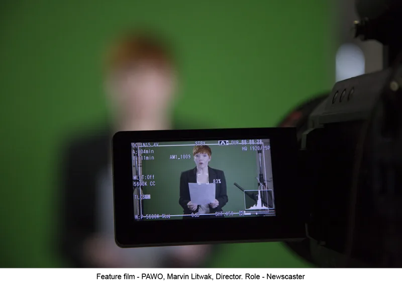 Feature film - PAWO, Marvin Litwak, Director. Role - Newscaster