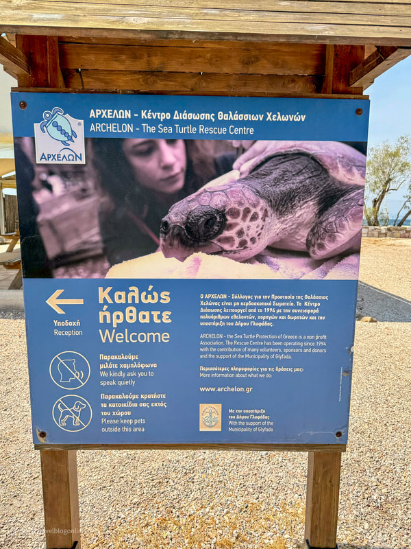 The signage of The Sea Turtle Rescue Centre