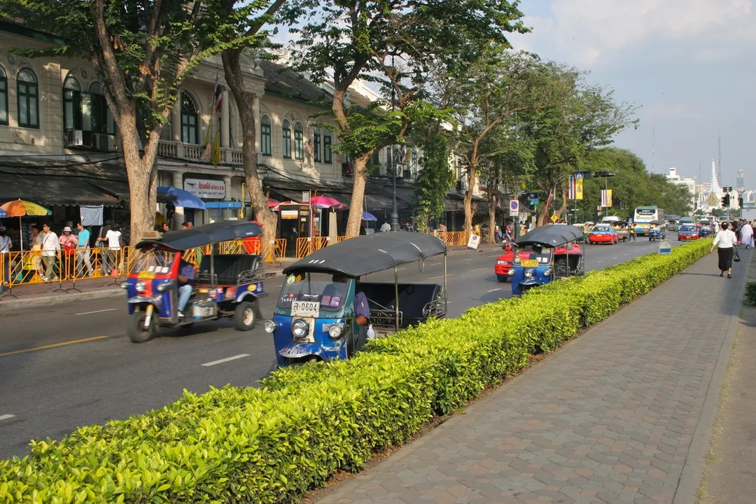 Tuk tuk's in Bangkok