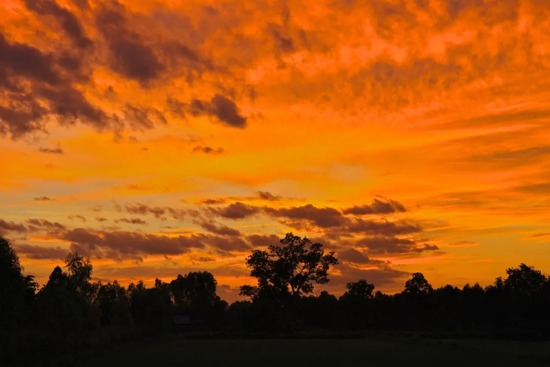 Sunset over Isaan