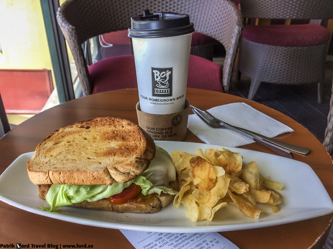 Bo's Coffee, BLT sandwich, Dumaguete, Philippines © Patrik Lord Travel Blog