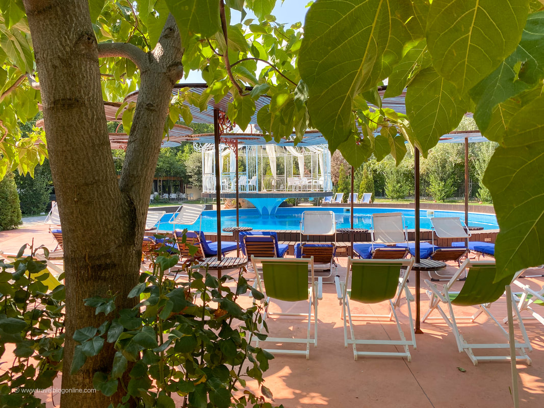 Camping Legjenda, the pool, Shkoder, Albania © Patrik Lord Travel Blog