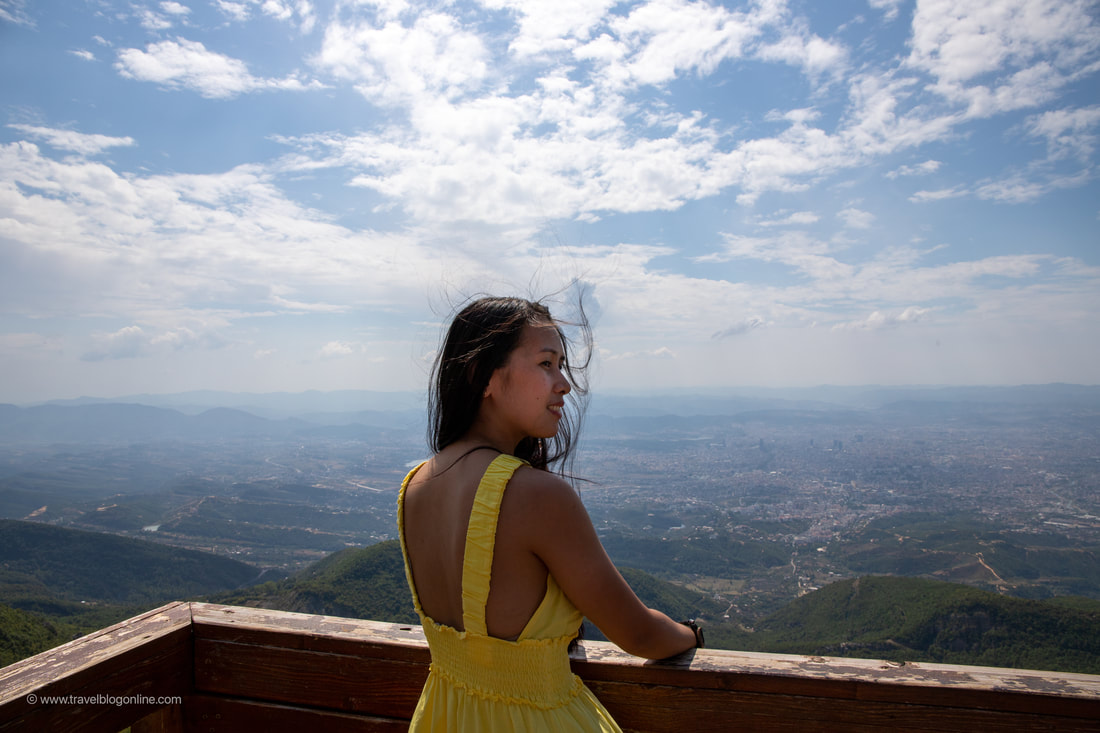 Dajti Ekspres, girl with view, Tirana, Albania © Patrik Lord Travel Blog