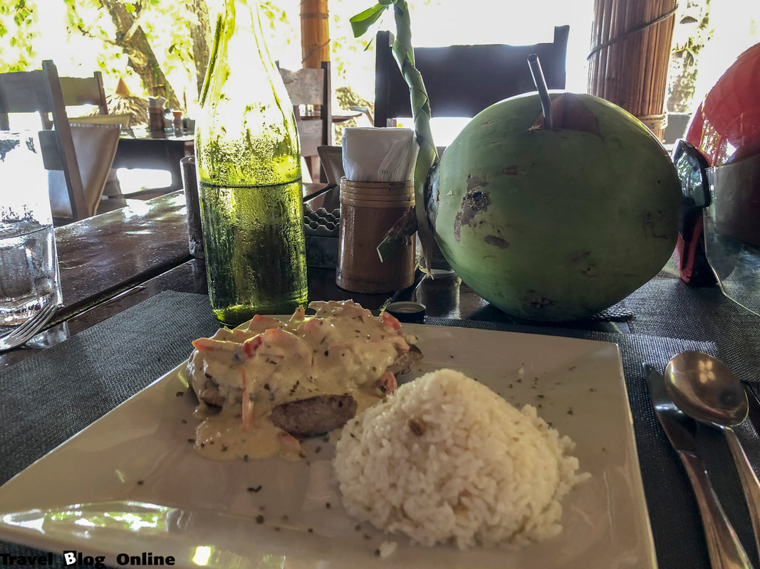 Easy Diving and Beach Resort, Sipalay, The restaurant, Tuna Steak, Philippines © travelblogonline.com