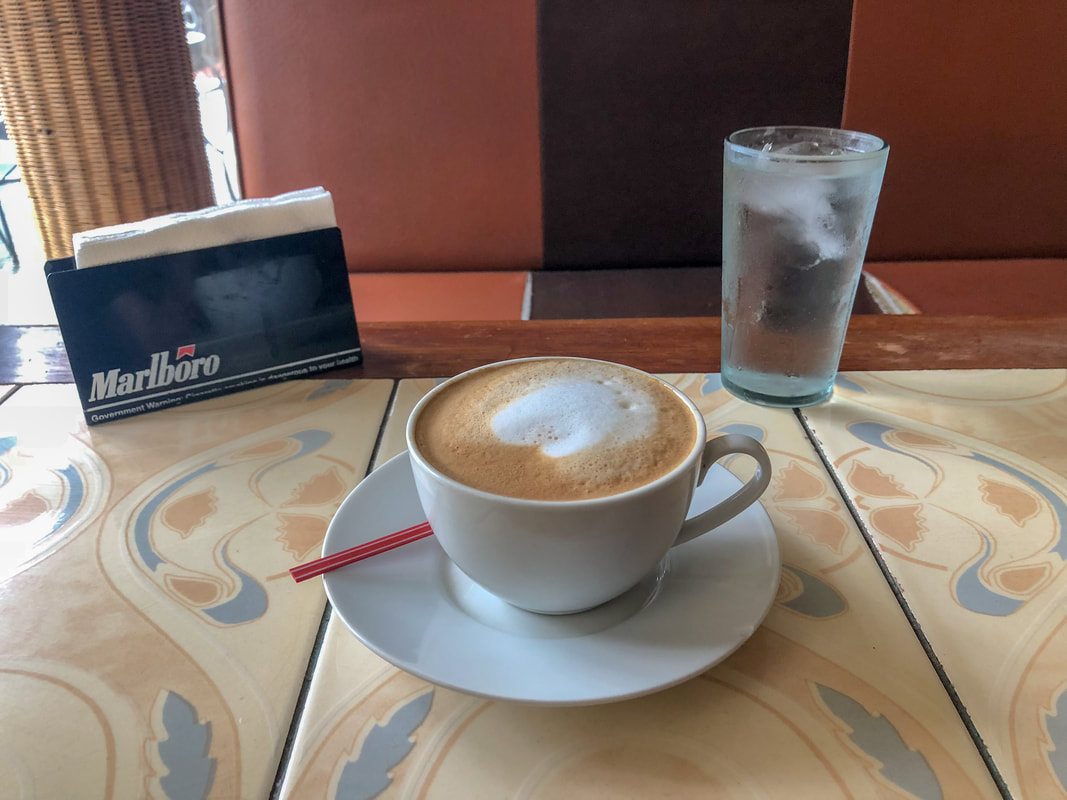 GK Coffee Shop, Caffe Latte, Dumaguete, Philippines © Patrik Lord Travel Blog