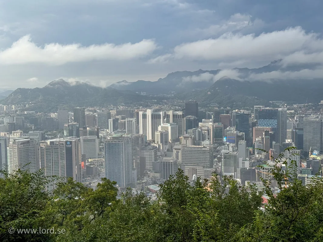 View from N Seoul Tower