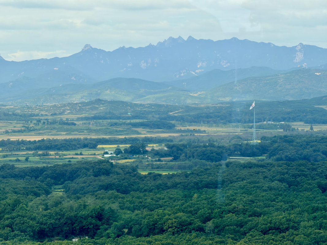 © Patrik Lord View over North Korea. The Korean Demilitarized Zone (DMZ), South Korea