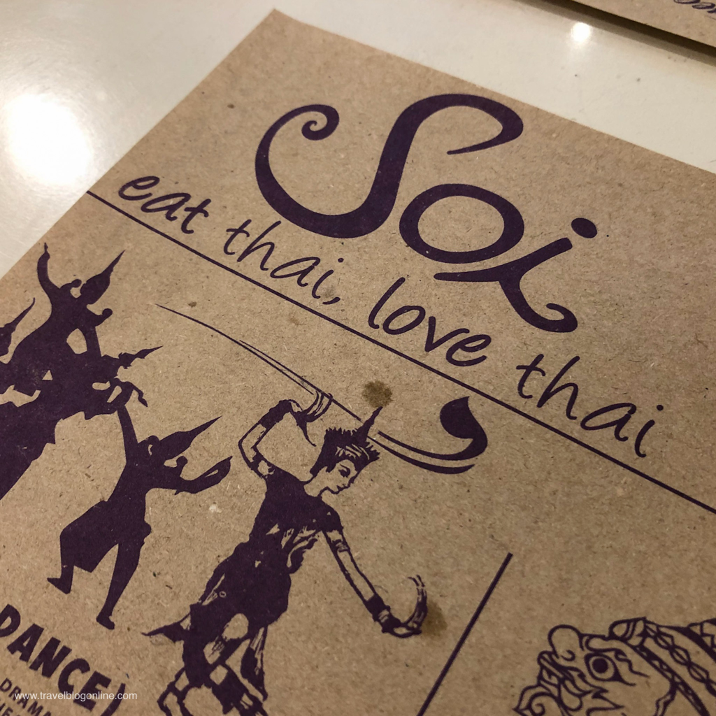 Soi Thai Restaurant, Robinsons Place, Ermita, Manila, Philippines, the motto