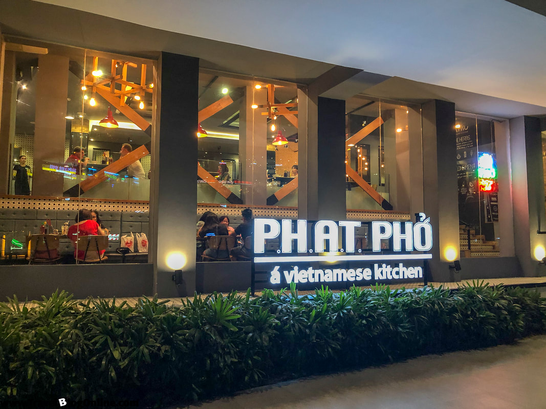 Phat Pho a Vietnamese kitchen, Outside, Ayala center, Cebu City, Philippines © travelblogonline.com