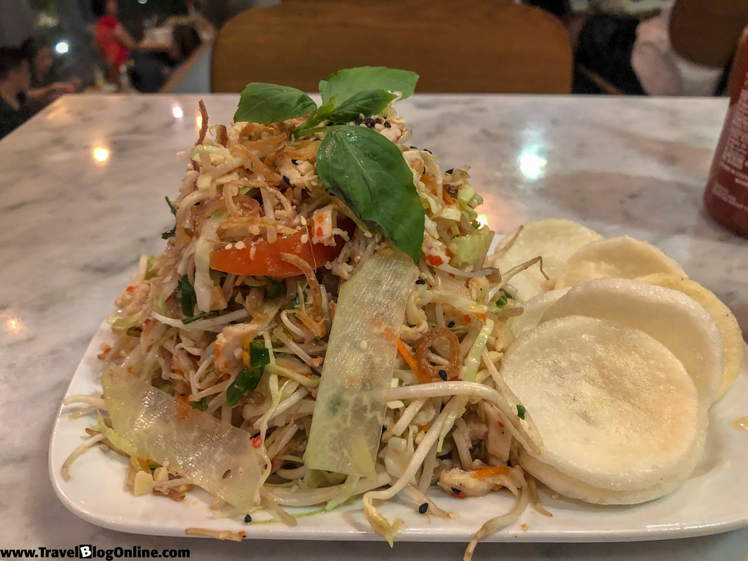 Phat Pho a Vietnamese kitchen, Shrimp and Sour Mango Salad, Ayala center, Cebu City, Philippines © travelblogonline.com