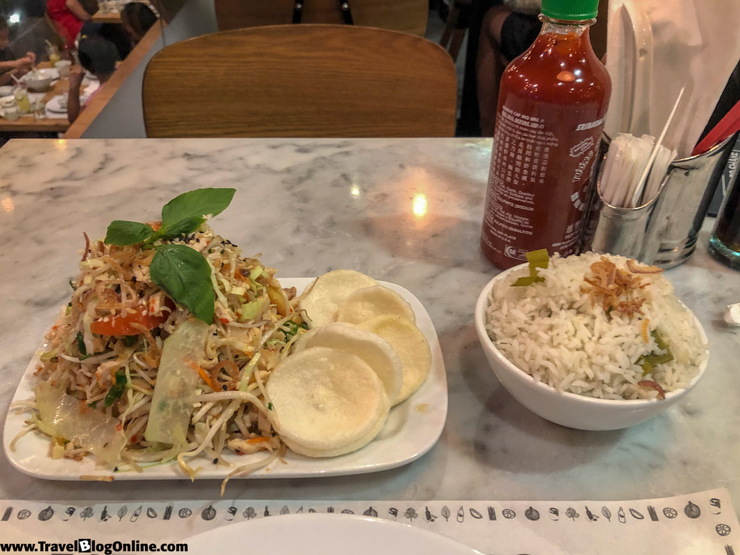 Phat Pho a Vietnamese kitchen, Shrimp and Sour Mango Salad, Ayala center, Cebu City, Philippines © travelblogonline.com