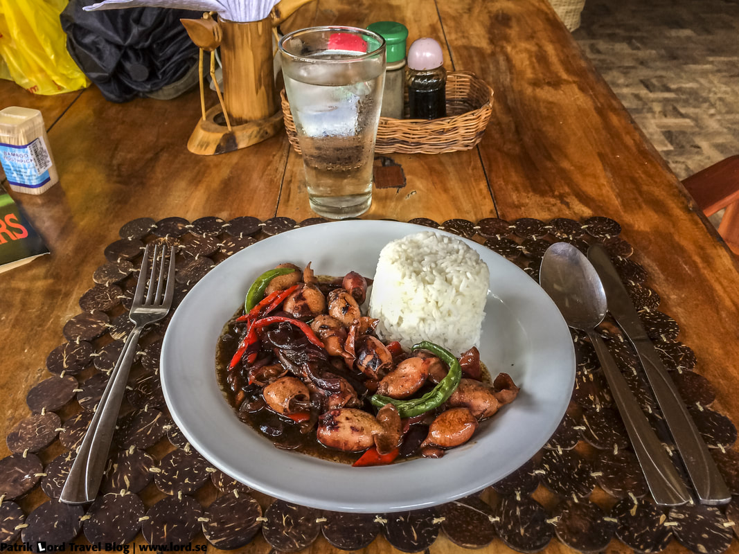 Review of Charisma Beach Resort and Restaurant, Baby squids, Siquijor Philippines © Patrik Lord Travel Blog