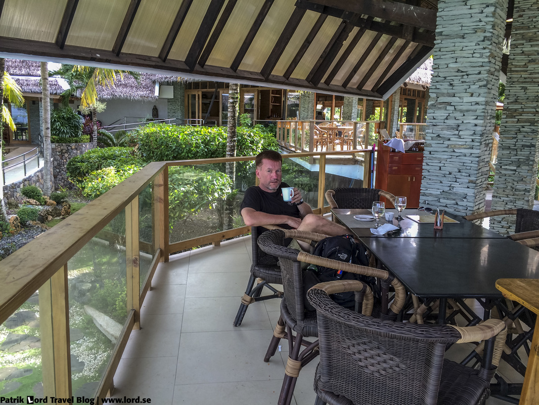 Review of Panglao Island Nature Resort & Spa restaurant and me Bohol Philippines © Patrik Lord Travel Blog