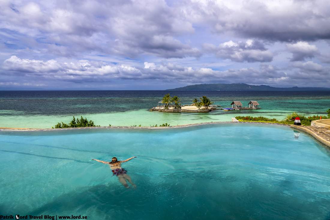 Review of Panglao Island Nature Resort & Spa view over pool Bohol Philippines © Patrik Lord Travel Blog