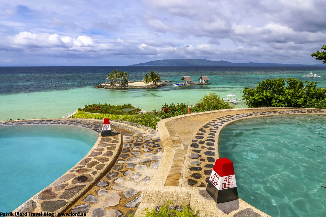 Review of Panglao Island Nature Resort & Spa view sea front Bohol Philippines © Patrik Lord Travel Blog