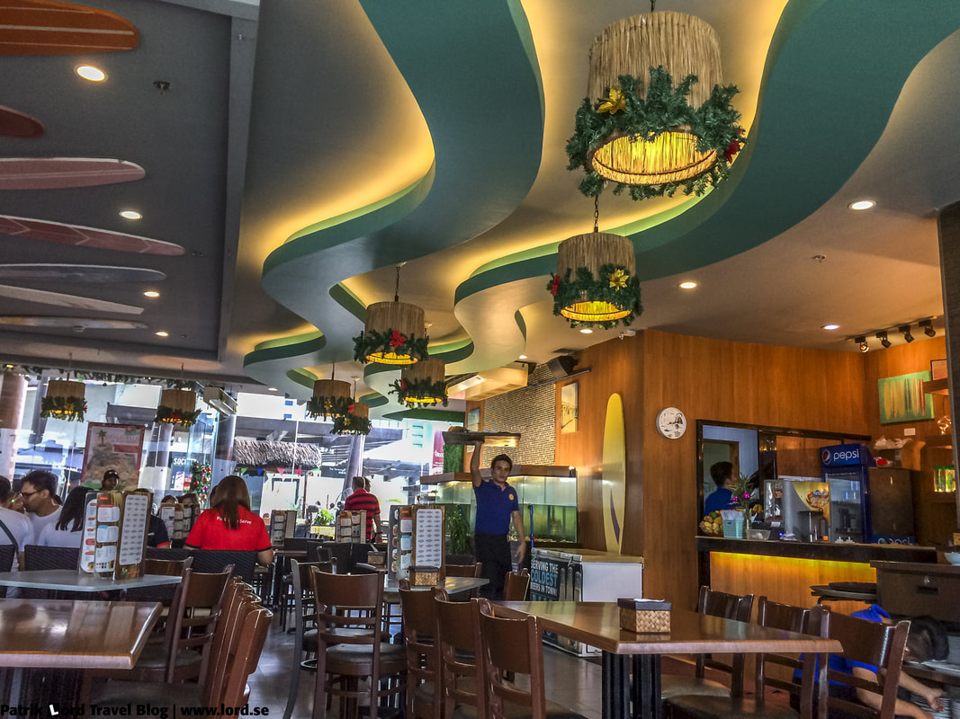 An interior shot of Seafood Island Restaurant, Ayala Mall Cebu city, Philippines © Patrik Lord Travel Blog