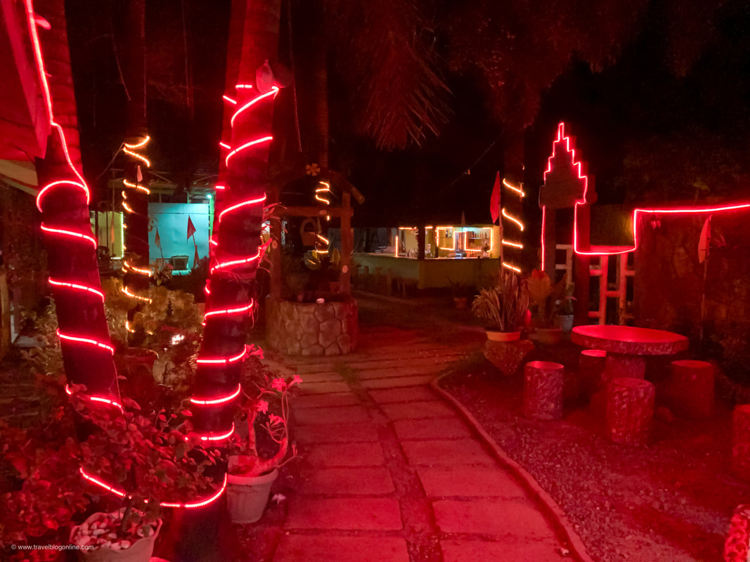 Sizzling Republic Restaurant, Rio Tuba, Palawan, Philippines © www.travelblogonline.com, the back yard