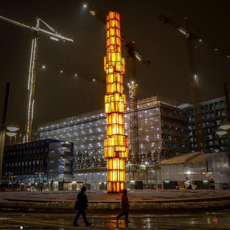 Stockholm, Sweden, Winter, Sergels Torg © www.travelblogonline.com